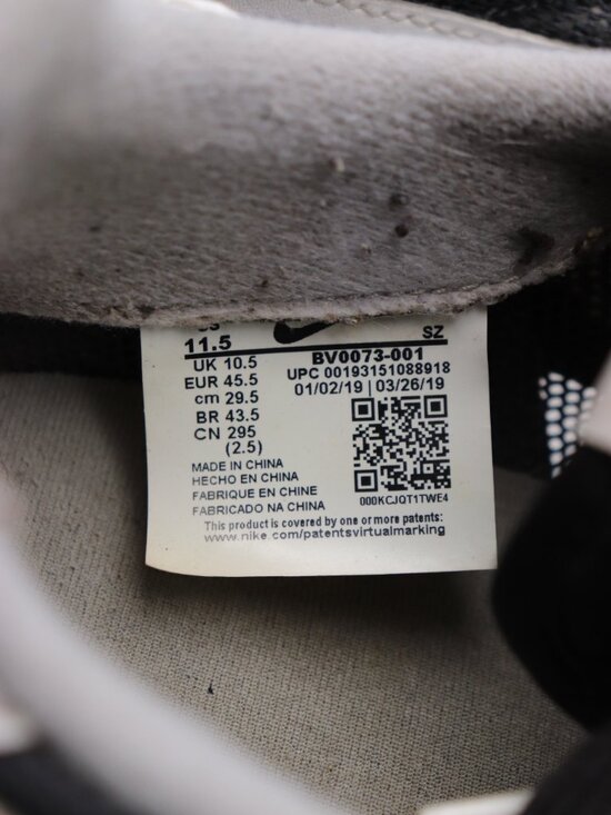 Nike Sacai x LDWaffle Black Gray Men\'s Size 11.5 Athletic Casual Sneakers main image 9